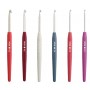 Colored crochet hooks