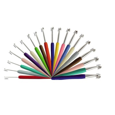 Colored Knitpro crochet hook