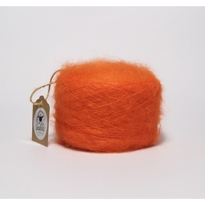 Orange superkid mohair