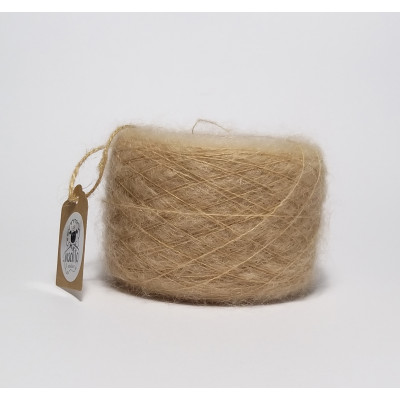 Beige superkid mohair