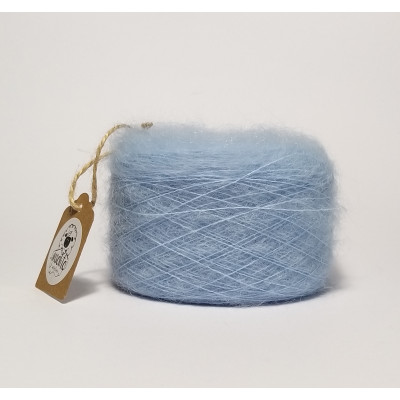 Light blue superkid mohair