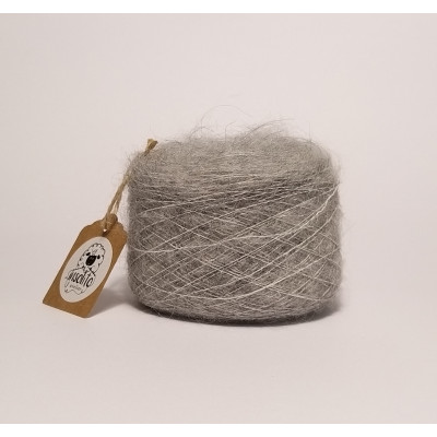 Superkid mohair grigio chiaro