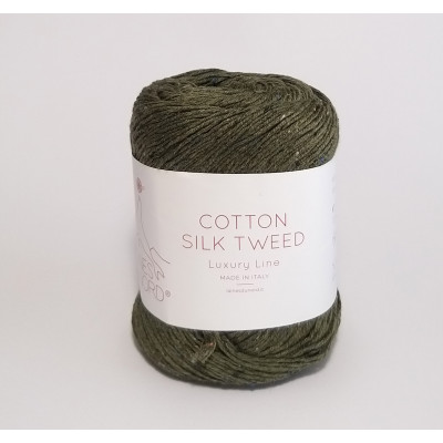 Cotton silk tweed 8869