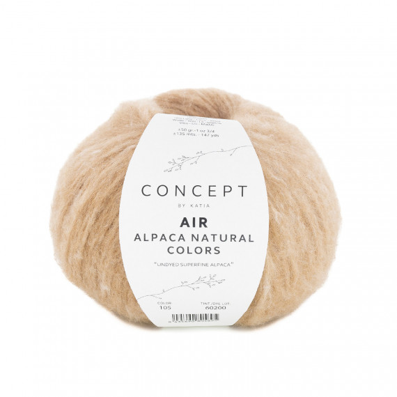 Air alpaca natural colors 105