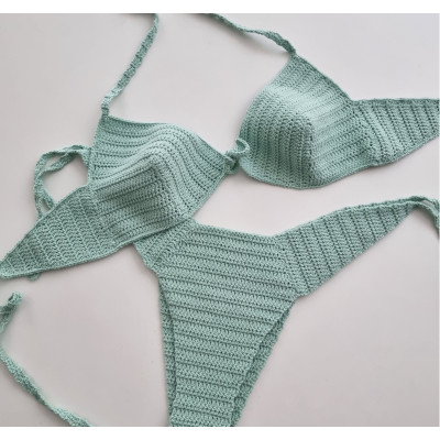 Kit bikini a uncinetto