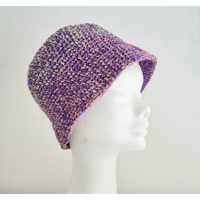 Kit cappello alla pescatora in rafia