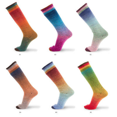 Degradè symmetric socks 80