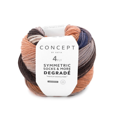Degradè symmetric socks 84