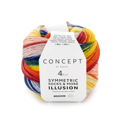 Illusion symmetric socks 70
