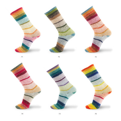 Illusion symmetric socks 70