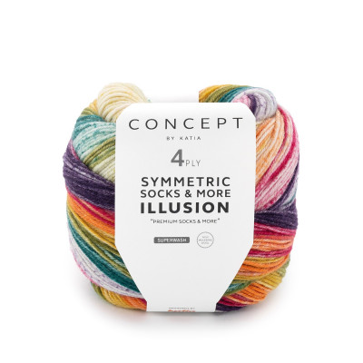 Illusion symmetric socks 71