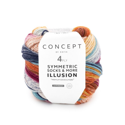 Illusion symmetric socks 72