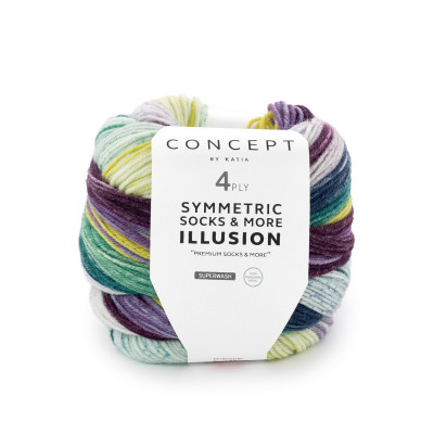 Illusion symmetric socks 73