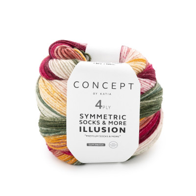 Illusion symmetric socks 74