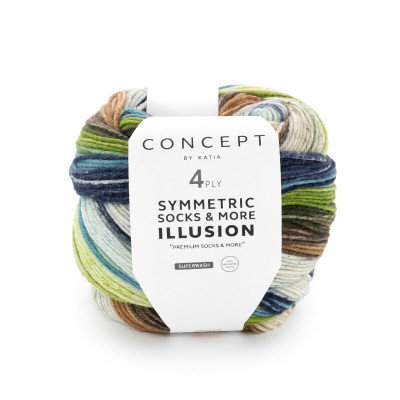 Illusion symmetric socks 75