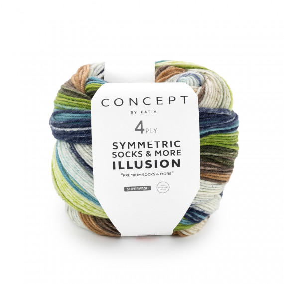 Illusion symmetric socks 75