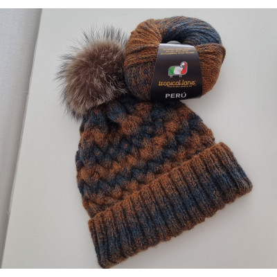 Perù hat kit (with fur pompon)