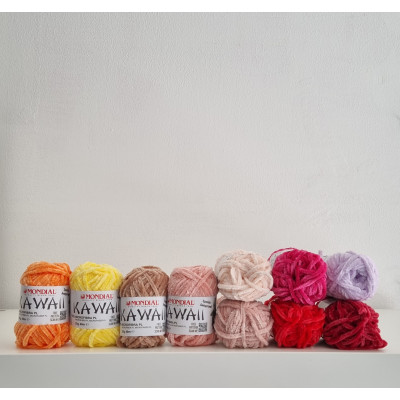 10 balls of Kawaii (pink tones)