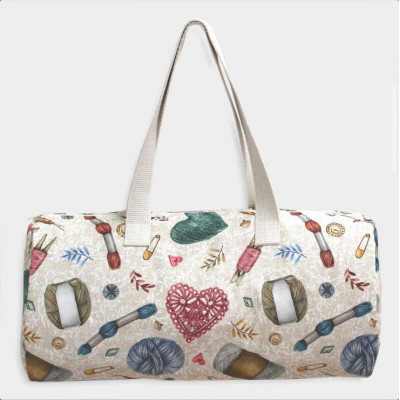 "Balls of yarn" work bag