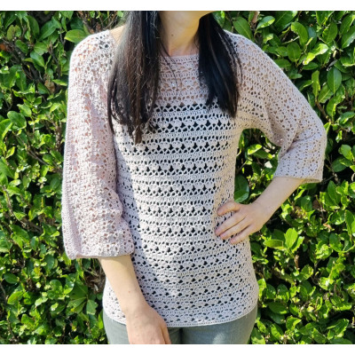 Crochet "Farfalla" shirt kit