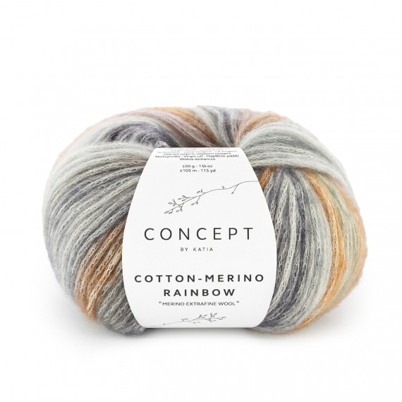 Cotton merino rainbow 504