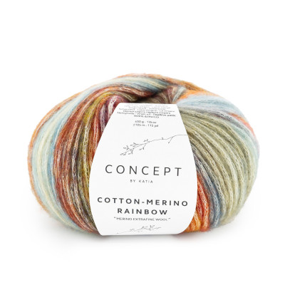 Cotton merino rainbow 506