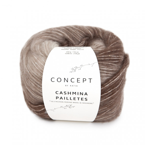 Cashmina paillettes 100
