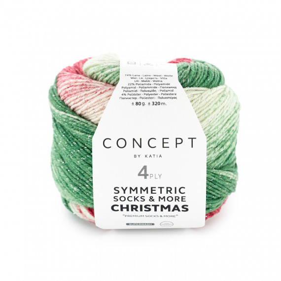 Christmas symmetric socks 101