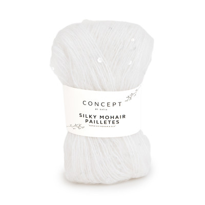 Silky mohair paillettes 200