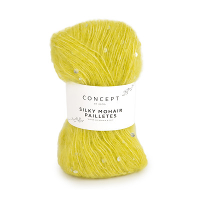 Silky mohair paillettes 202