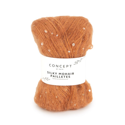 Silky mohair paillettes 206