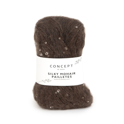 Silky mohair paillettes 207
