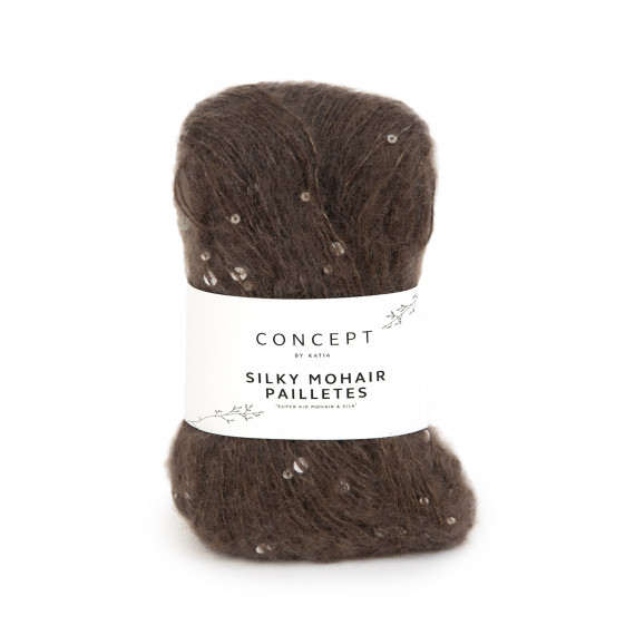 Silky mohair paillettes 207