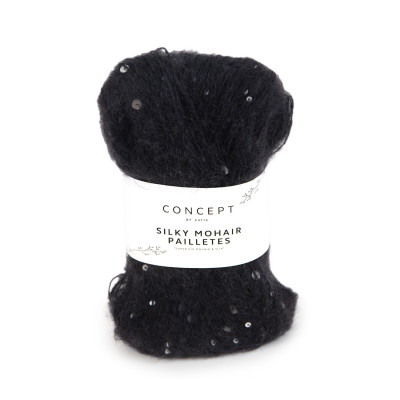 Silky mohair paillettes 209