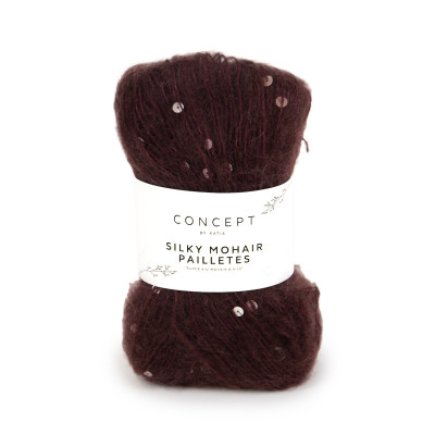 Silky mohair paillettes 210