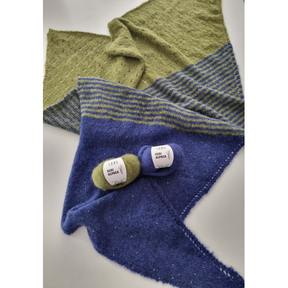 Kit scialle Suri alpaca