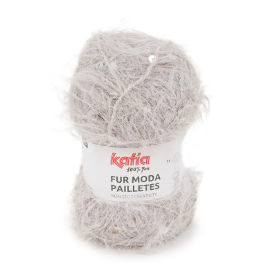 Fur moda paillettes 201