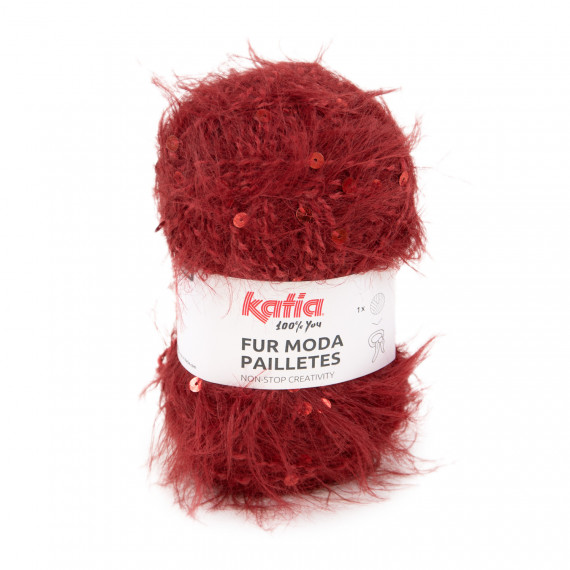 Fur moda paillettes 204