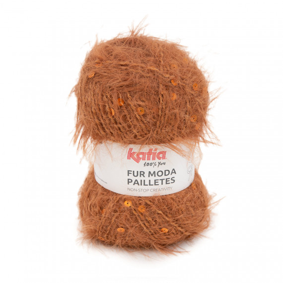 Fur moda paillettes 206
