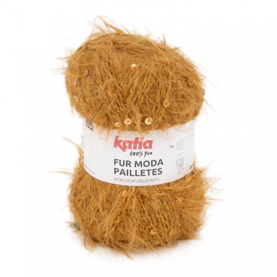 Fur moda paillettes 207