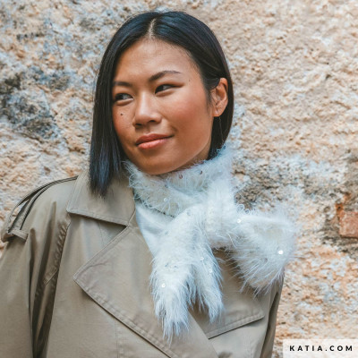 Fur moda paillettes 201